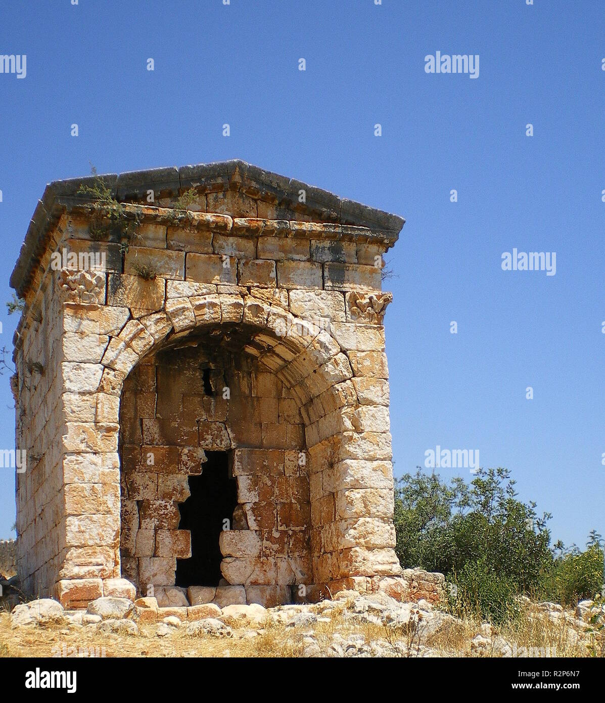 Antike römische Architektur Stockfoto