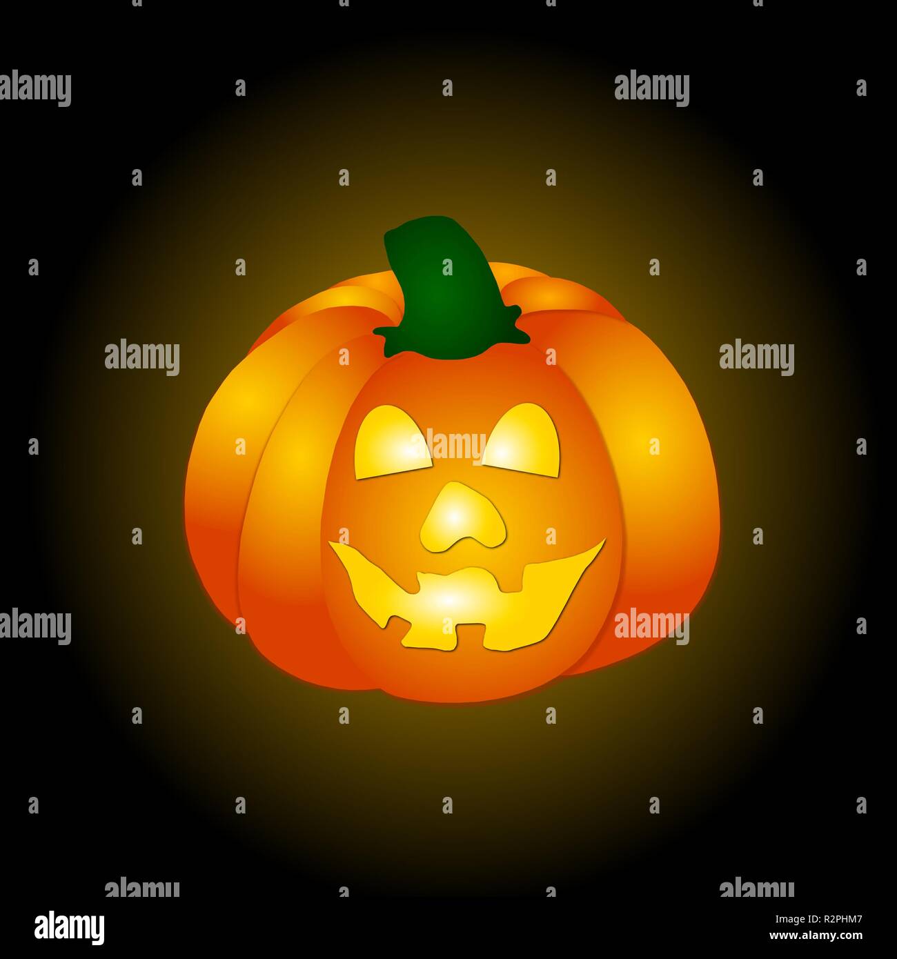 Halloween-Kürbis Stockfoto