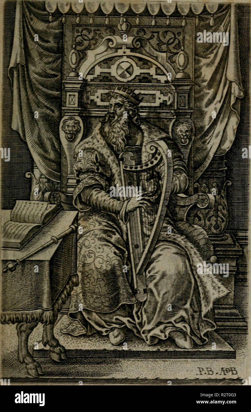 "Humanae salutis Monumenta" (1581) Stockfoto