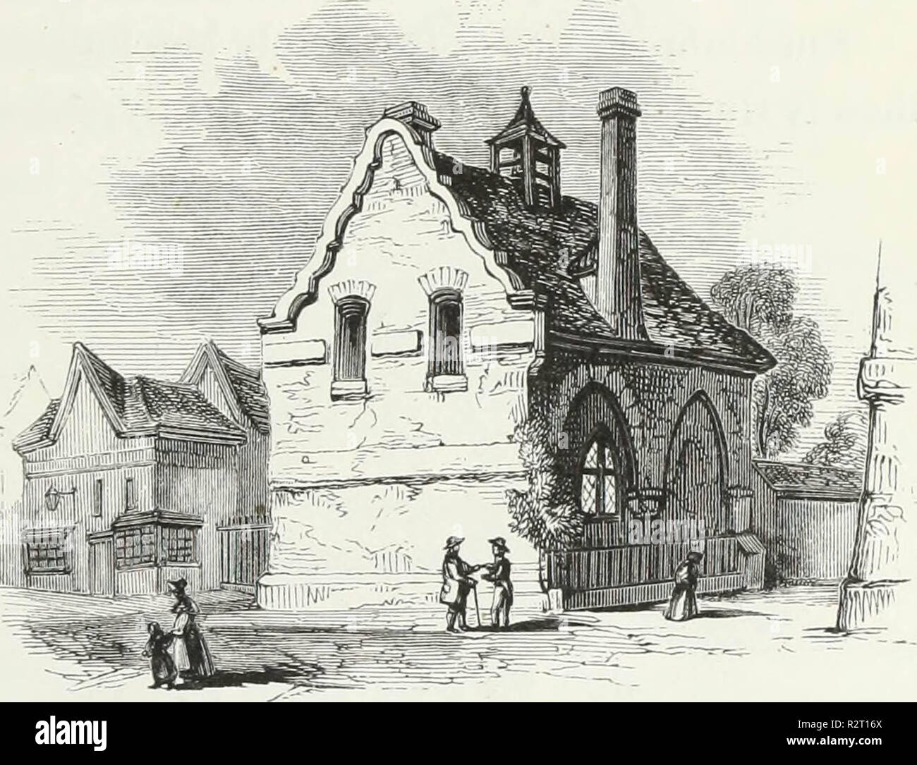 "Die fürstlichen Hallen, malerischen Bauten, und alten Kirchen von England" (1845) Stockfoto