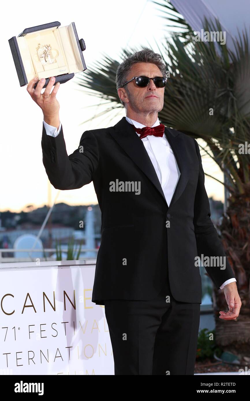 CANNES, Frankreich - 19. MAI 2018: Pawel Pawlikowski an der Preisträger photocall während der 71St Cannes Film Festival (Foto von Mickael Chavet) Stockfoto