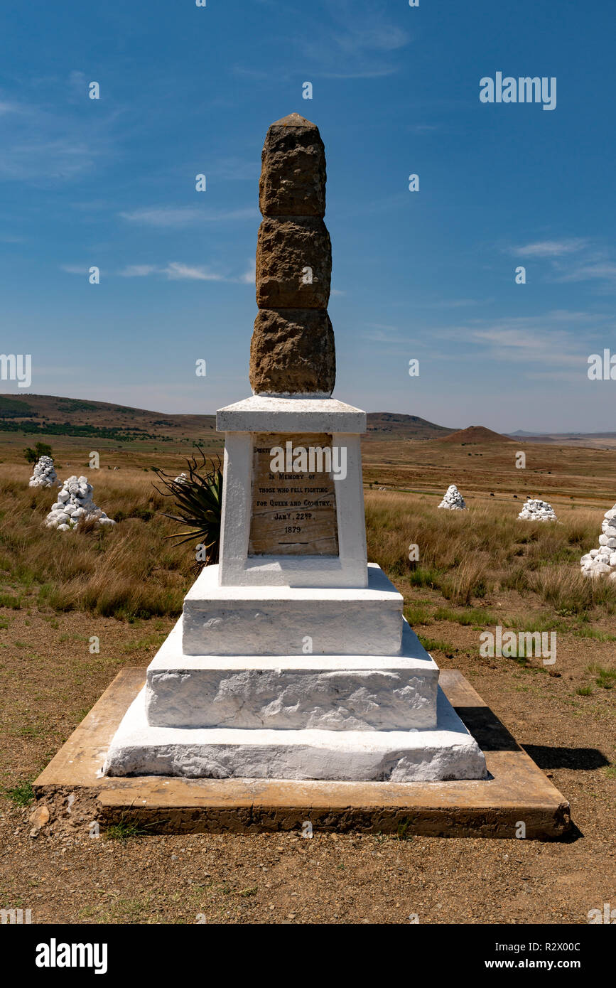 Anglo-Zulu Graves, der Provinz Kwazulu Natal, Südafrika Stockfoto