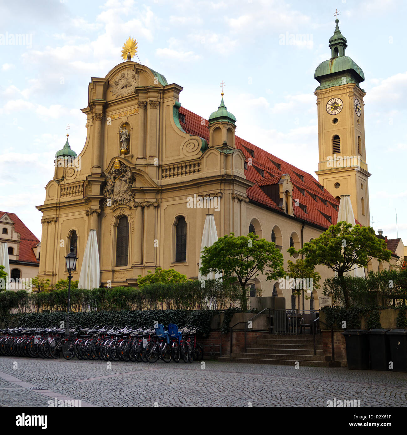 "Heilig-Geist-Kirche" Kirche Stockfoto