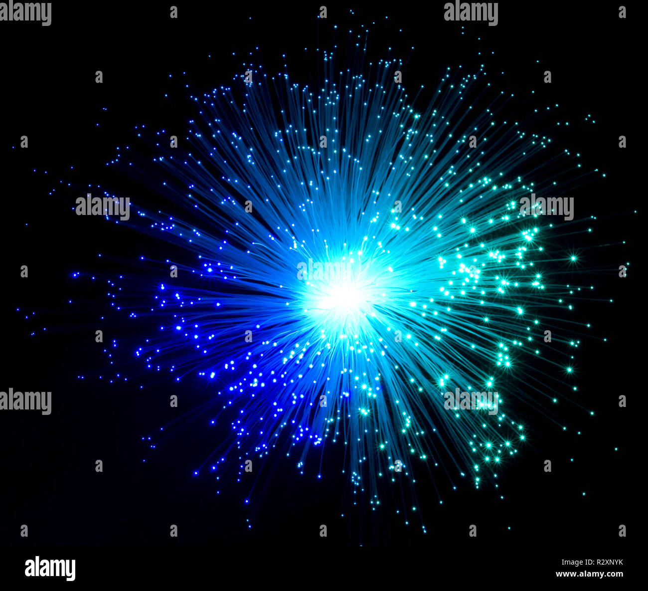 Kunststofflichtwellenleiter Stockfoto