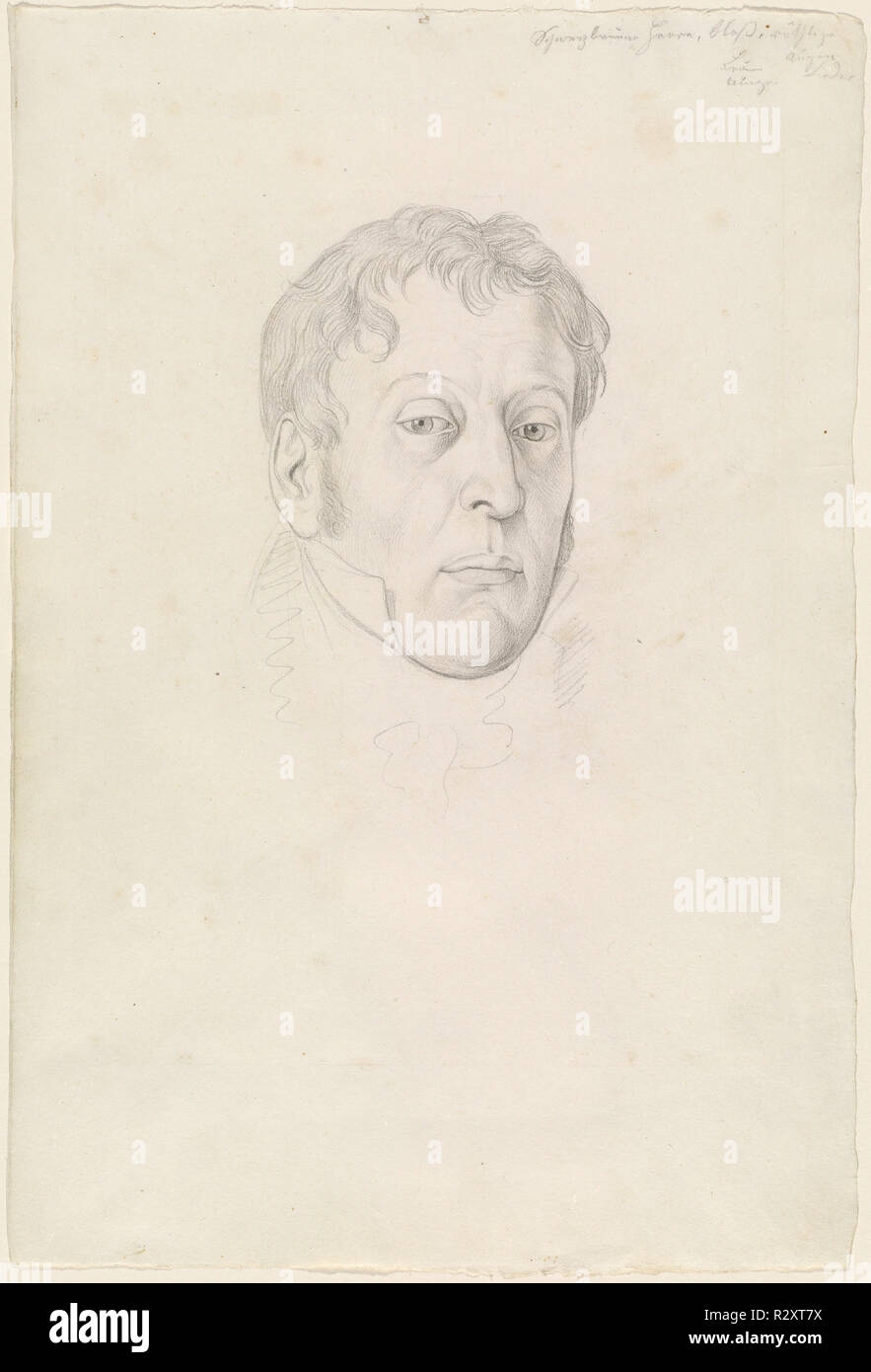 Ottavio Lancelotti, Principe di Lauro. Stand: 1828. Maße: Blatt: 35,1 x 23,5 cm (13 13/16 x 9 1/4 in.). Medium: Graphit auf Papier webten. Museum: Nationalgalerie, Washington DC. Autor: Josef von führich. Stockfoto
