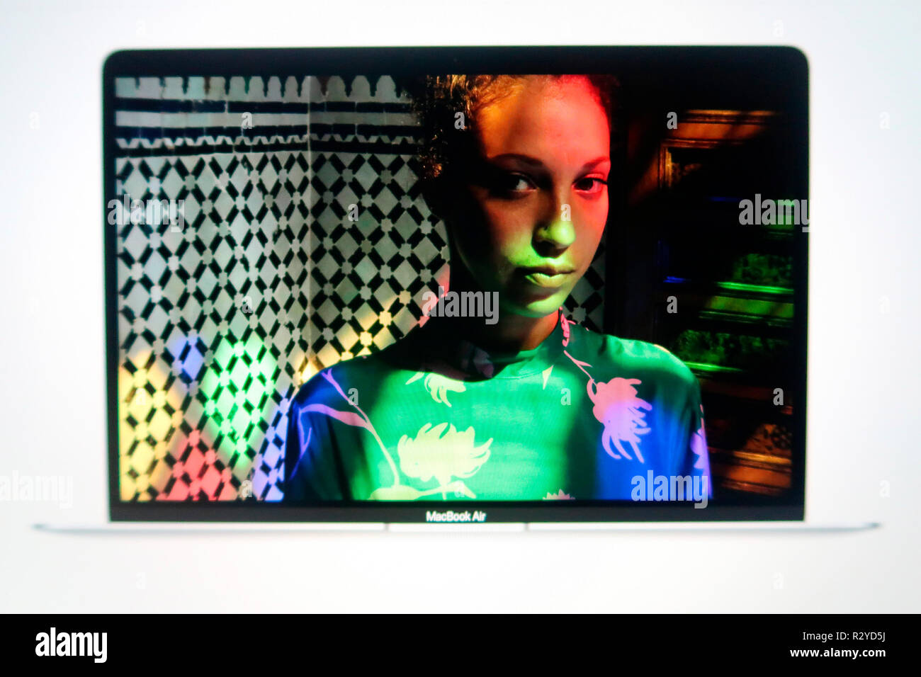 Neue MacBook Air. Stockfoto