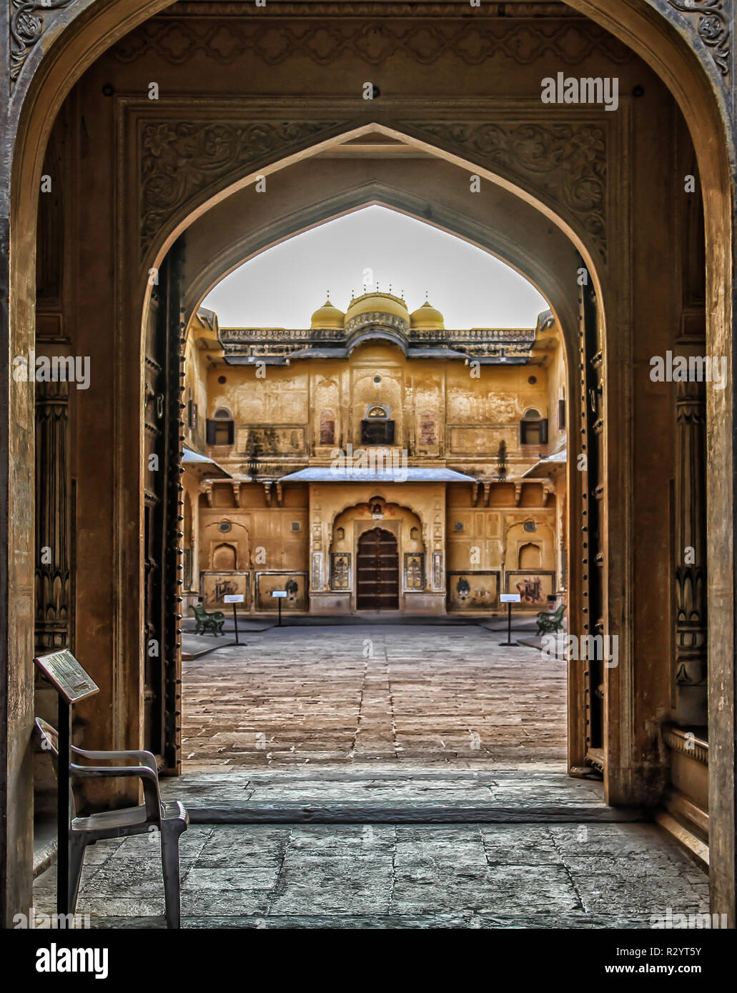 Nahargarh Fort, Rajasthan, Indien Stockfoto