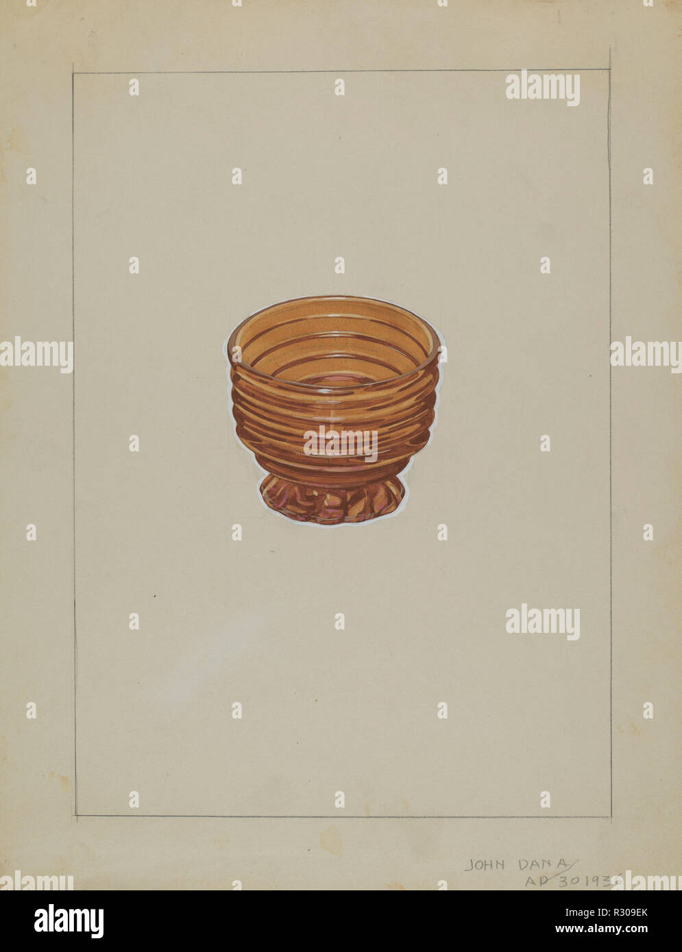 Salz. Stand: 1936. Maße: gesamt: 29,9 x 23,2 cm (11 3/4 x 9 1/8 in.). Medium: Aquarell, Graphit und gouache auf Karton. Museum: Nationalgalerie, Washington DC. Autor: John Dana. Stockfoto