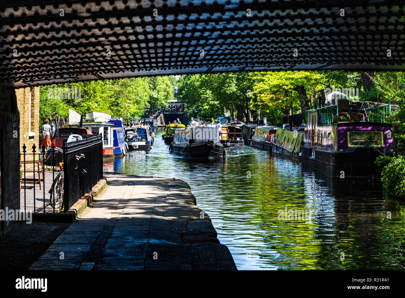 Regent's Canal, Little Venice in London, Vereinigtes Königreich Stockfoto