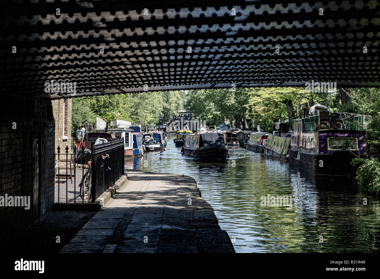 Regent's Canal, Little Venice in London, Vereinigtes Königreich Stockfoto