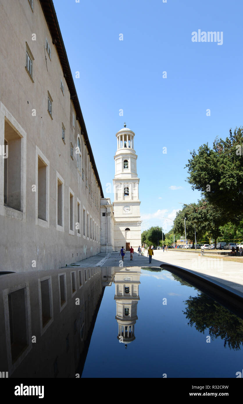 Der Basilika St. Paul vor den Mauern in Rom. Stockfoto
