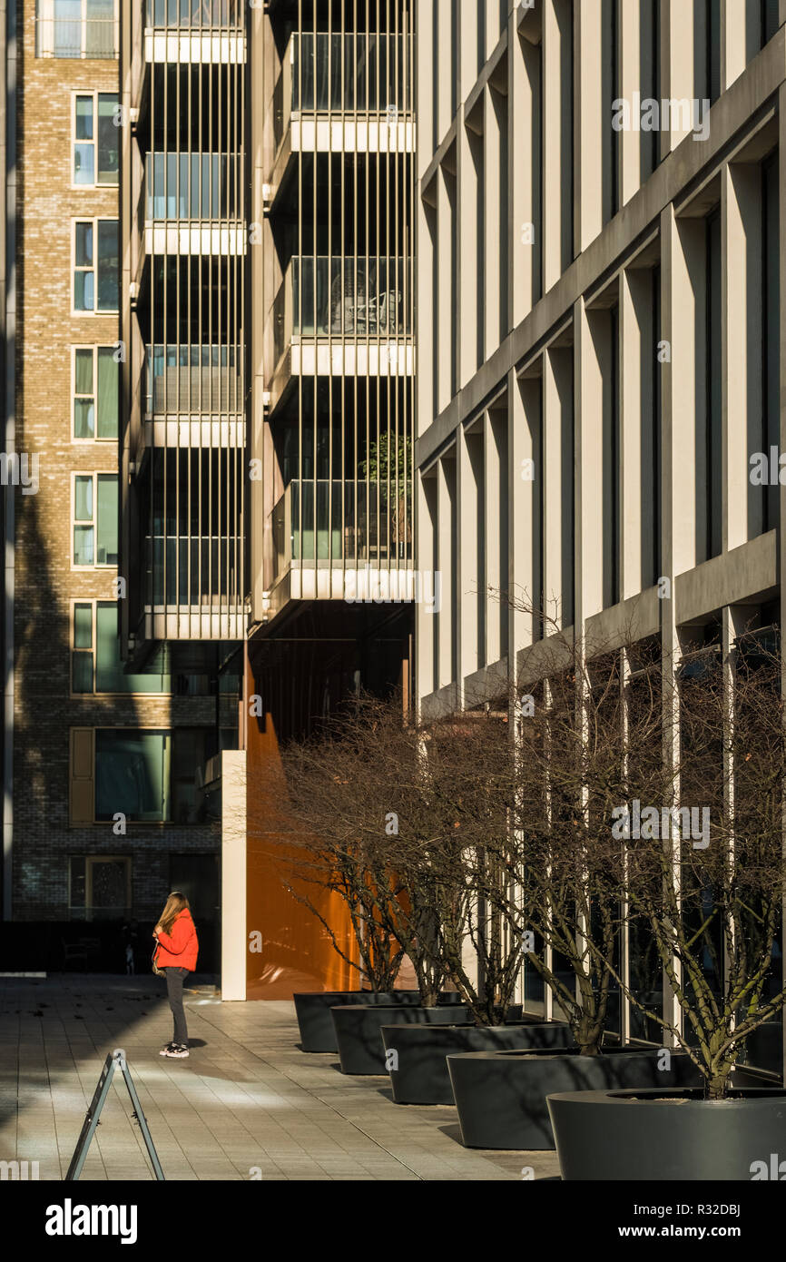 Pearson-Platz, Fitzrovia, London, England, Vereinigtes Königreich Stockfoto