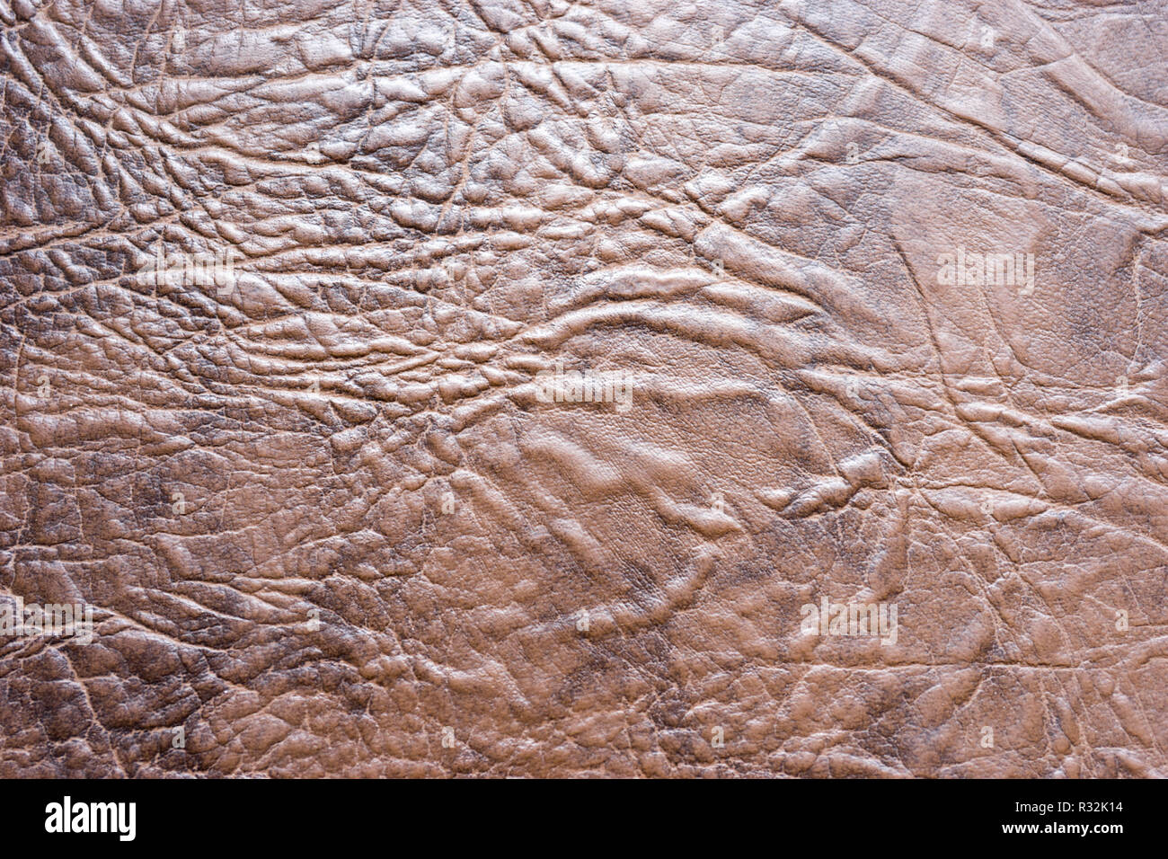 Licht backgroundwn brolight braun Kunstleder Kunstleder Hintergrund Stockfoto