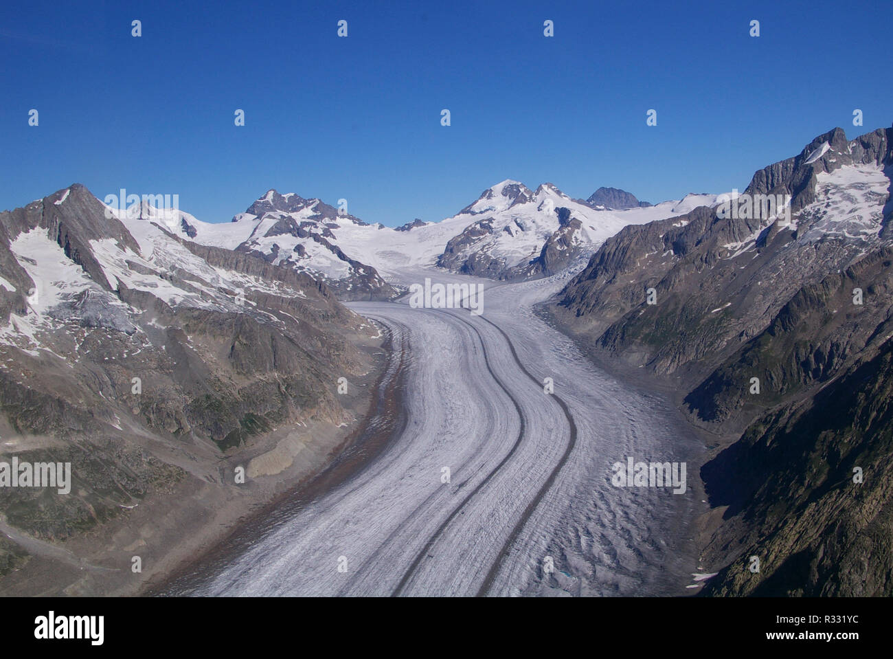 Aletsch Stockfoto