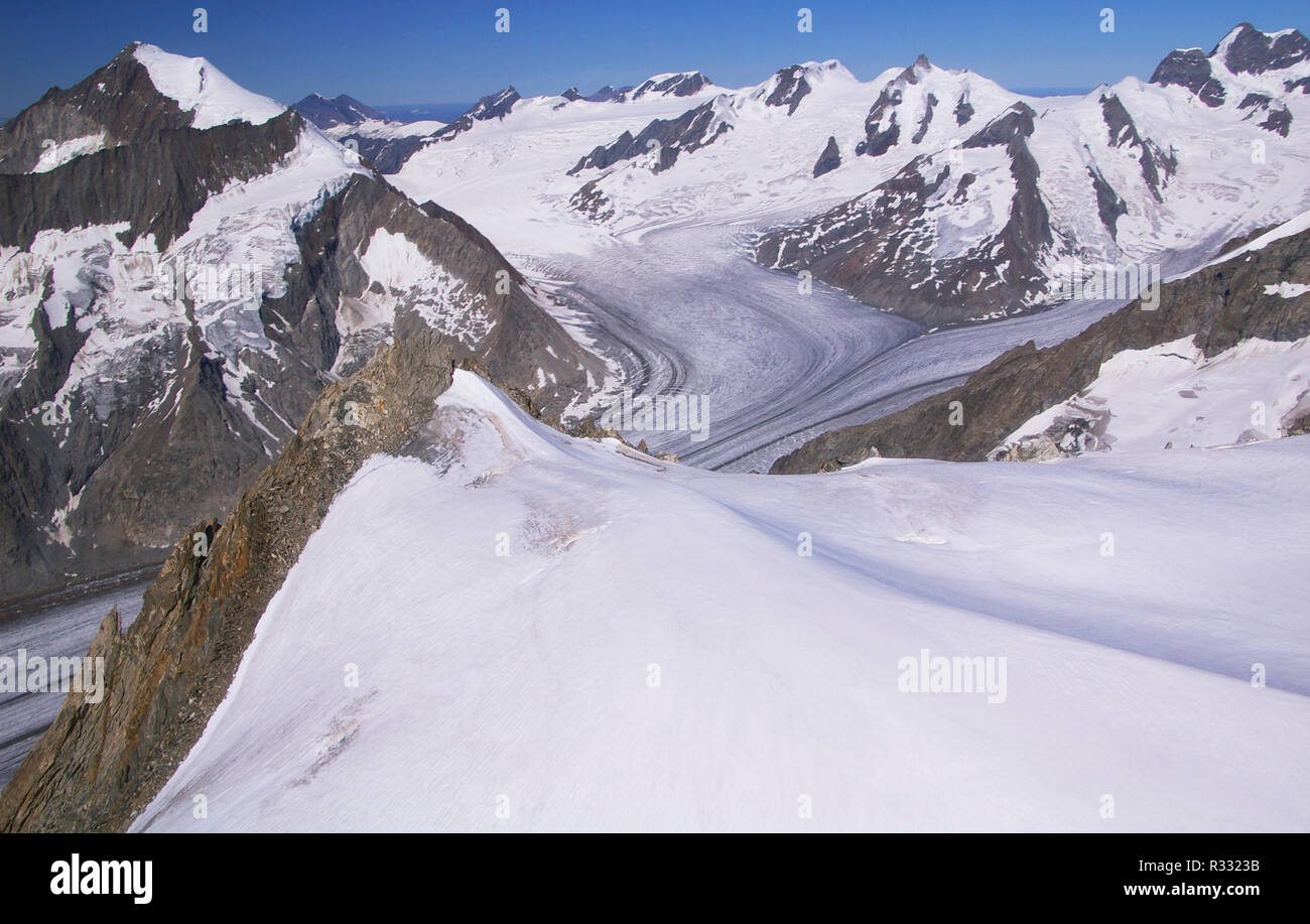 Aletsch Stockfoto