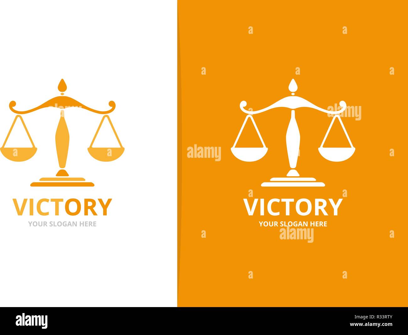 Vektor Waage Logo Kombination Waage Symbol Oder Das Symbol Einzigartige Gesetz Logo Design Template Stock Vektorgrafik Alamy