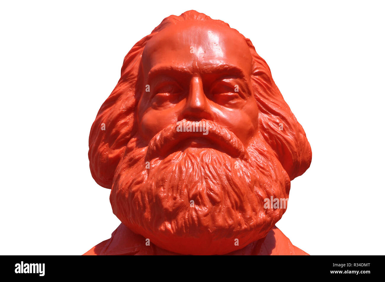 Karl marx Portrait frontal Stockfoto