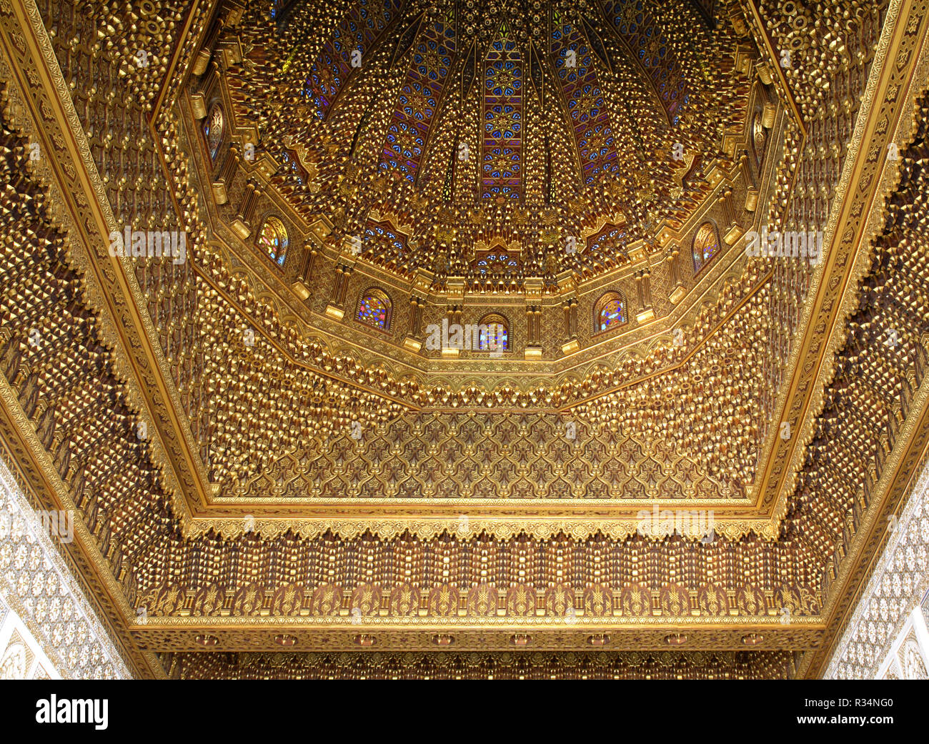 Mausoleum von Mohammed V" in Rabat. Marokko Stockfoto