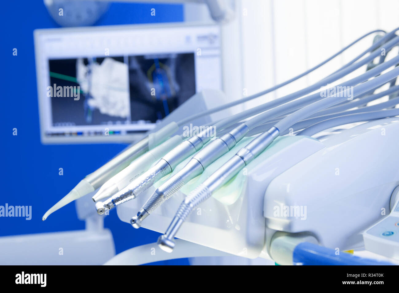 Software Vermeiden eines Festplattenabsturzes und Zahnheilkunde Tools Stockfoto