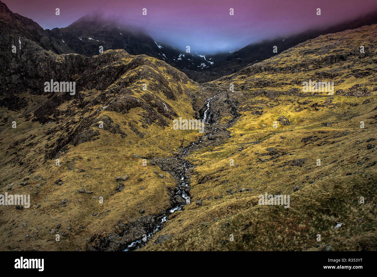 In Wales Snowdonia Stockfoto