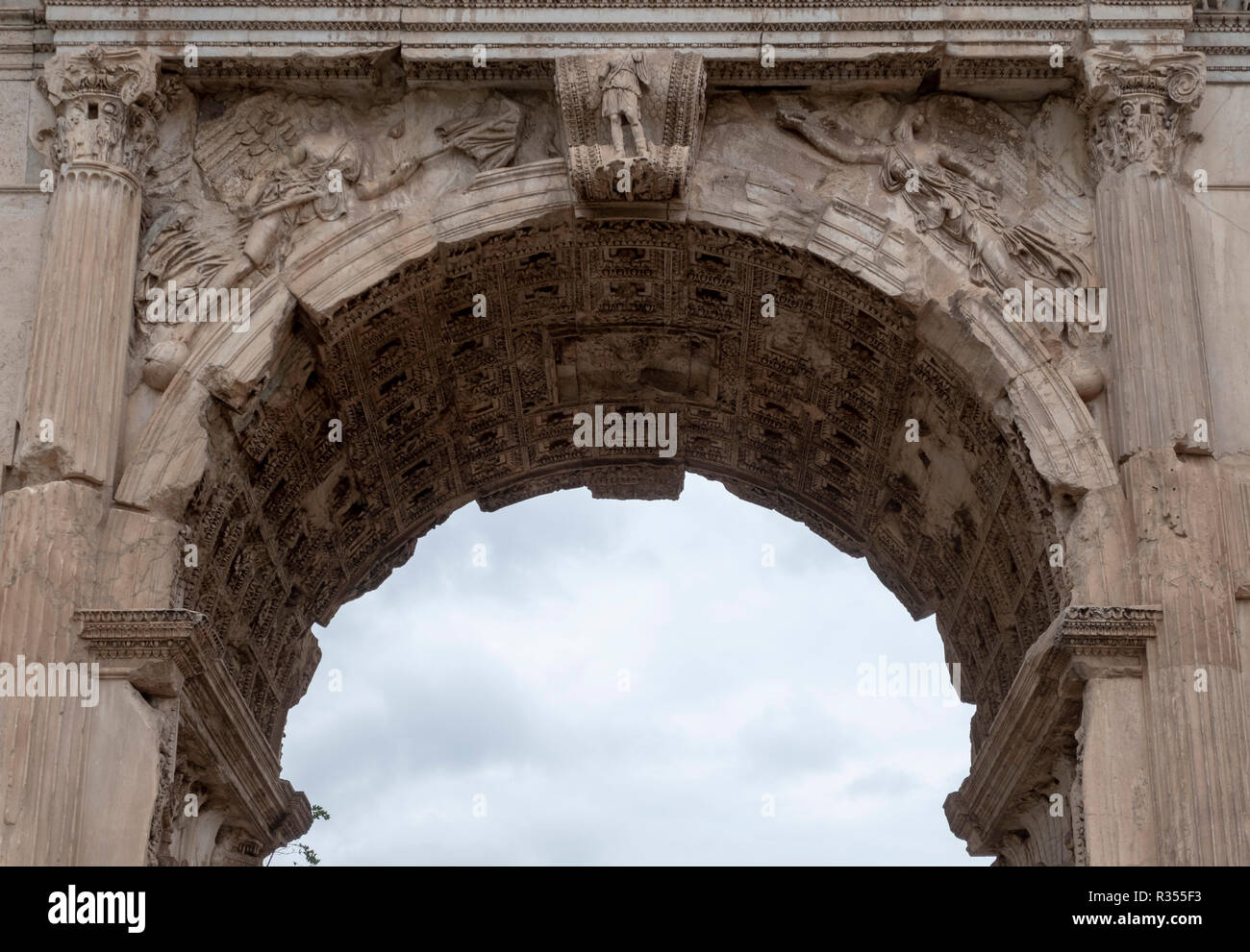 Rom, Roma, Forum Romanum, Titus-Bogen, Arco di Tito Stockfoto