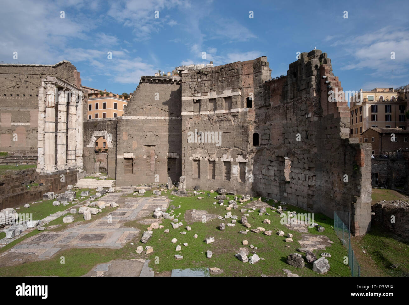 Rom, Roma, Kaiserforen, Augustusforum Stockfoto