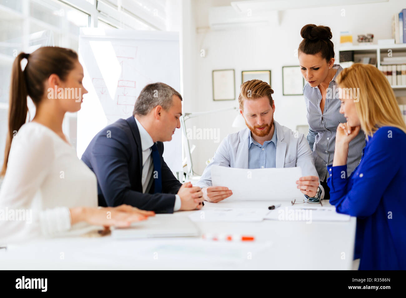 Business-Meeting und brainstorming Stockfoto