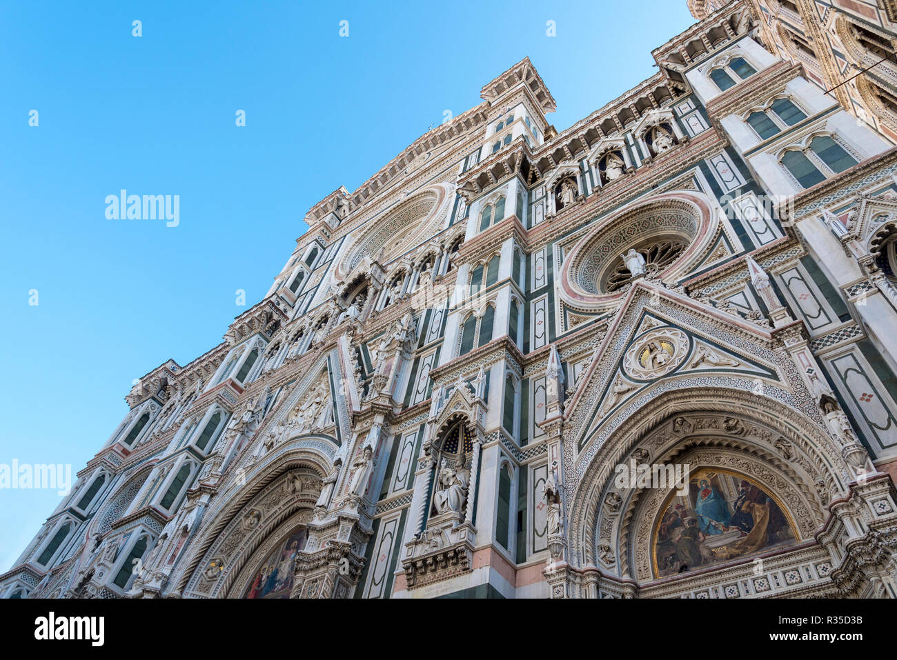 Kathedrale St. Maria Blume Kathedrale Santa Maria del Fiore Dom von Florenz Florenz, Italien. Stadt Attraktion. Stockfoto