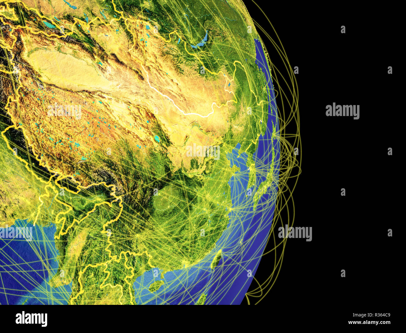Satellite korea china space -Fotos und -Bildmaterial in hoher Auflösung ...