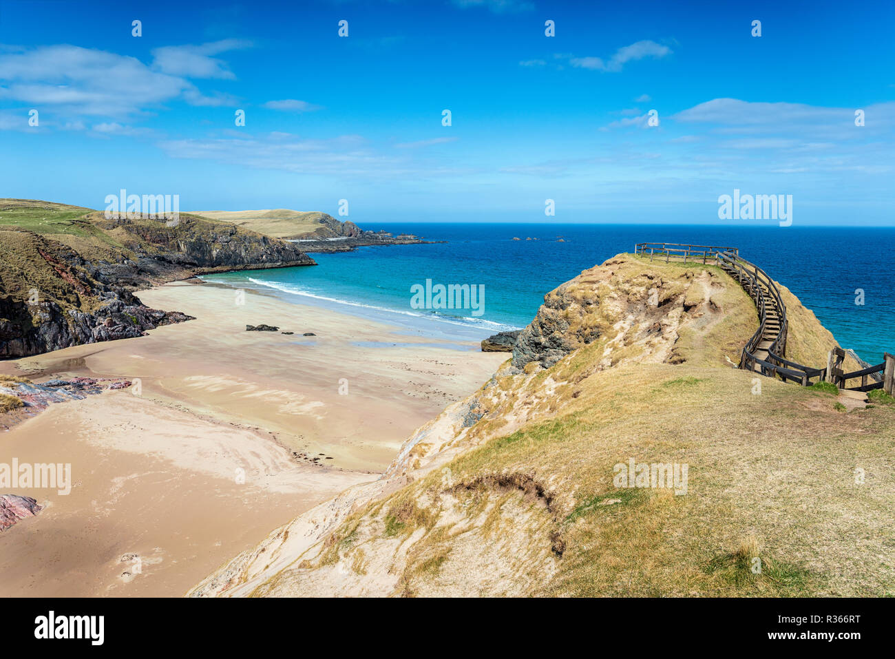 Die Suche bei Sango Bay in Durness ganz im Norden von Schottland Stockfoto