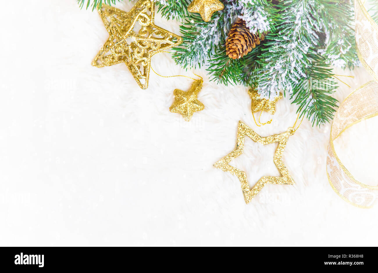 Weihnachten Hintergrund. Frohes neues Jahr. Selektiver Fokus holidey Stockfoto