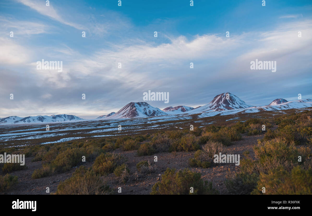 Panoramablick auf Berge - Himmel scenics-Natur 2018 Stockfoto