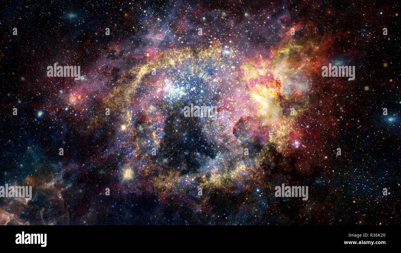 Der Helix Nebula im Weltraum. Kosmische Hintergrund. Elemente dieses Bild von der NASA eingerichtet. Stockfoto