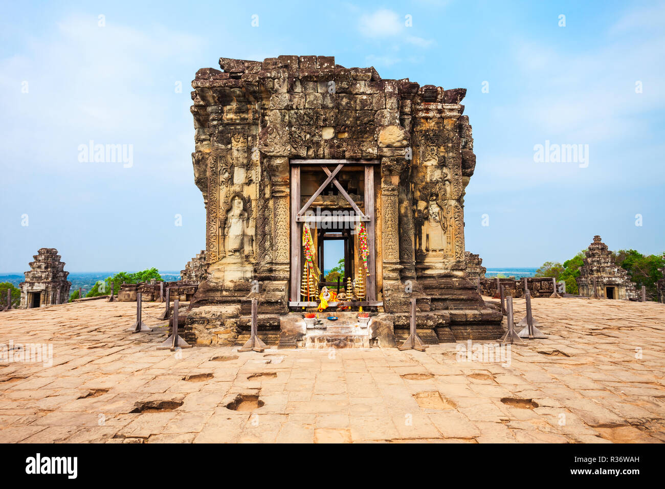 Phnom Bakheng ist ein Tempel in Angkor in Siem Reap in Kambodscha Stockfoto