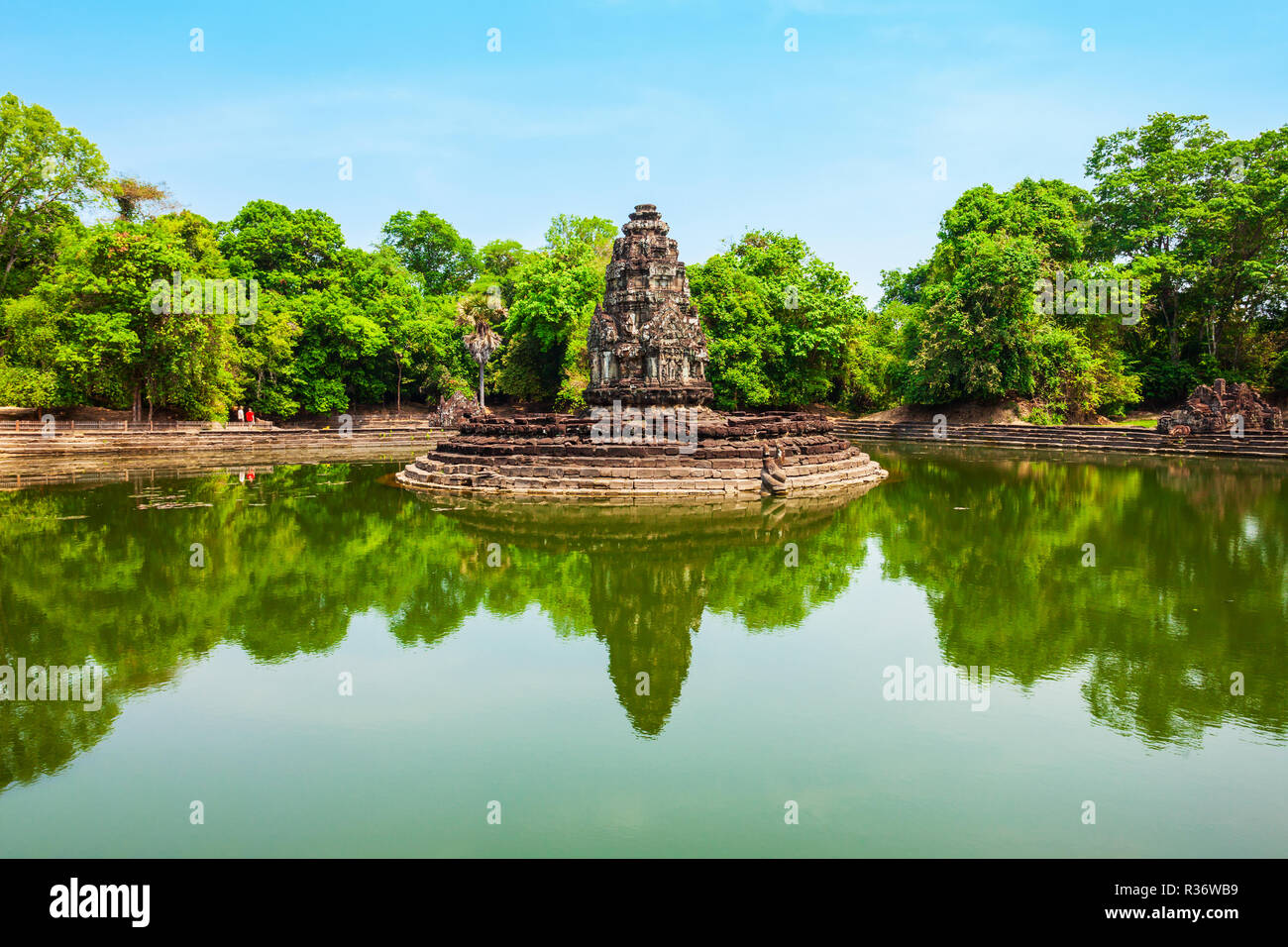 Neak Pean ist ein Tempel in Angkor in Siem Reap in Kambodscha Stockfoto