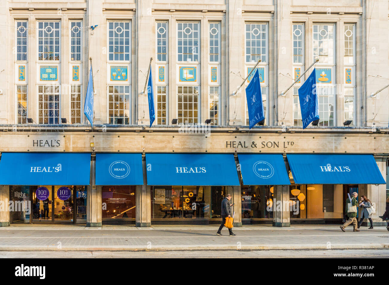 Eine typische Ansicht in London Stockfoto