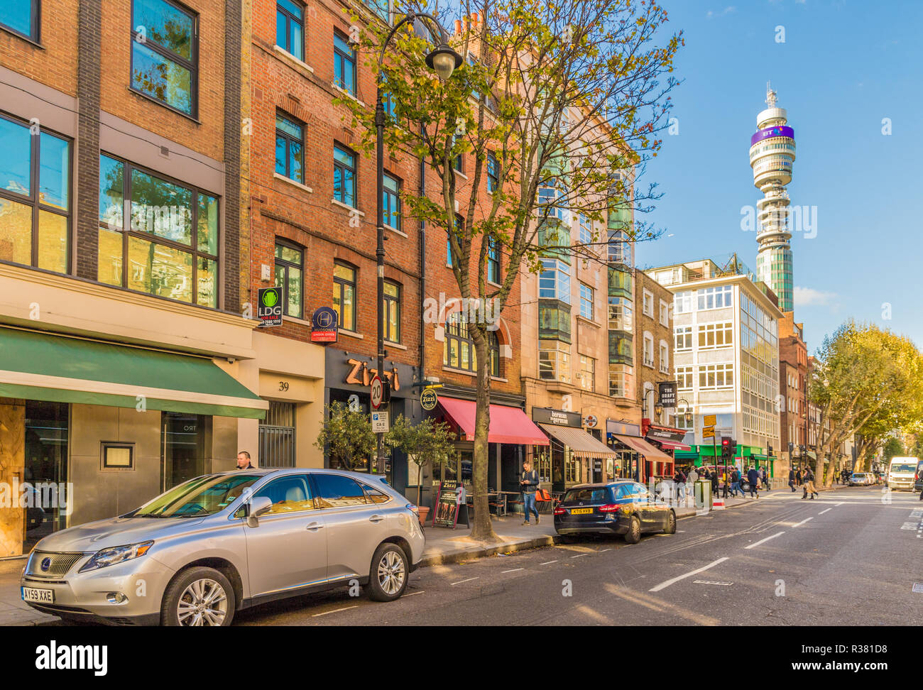 Eine typische Ansicht in London Stockfoto
