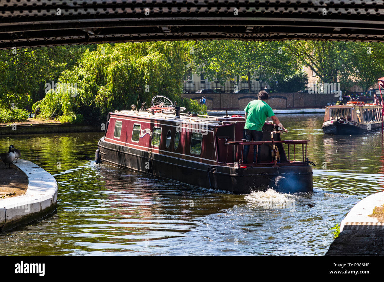 Regent's Canal, Little Venice in London, Vereinigtes Königreich Stockfoto