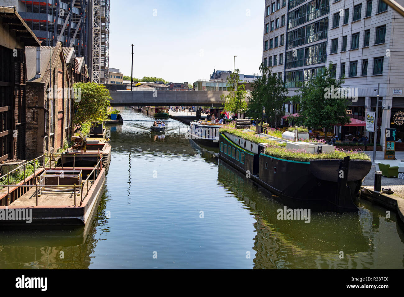 Regent's Canal, Little Venice in London, Vereinigtes Königreich Stockfoto