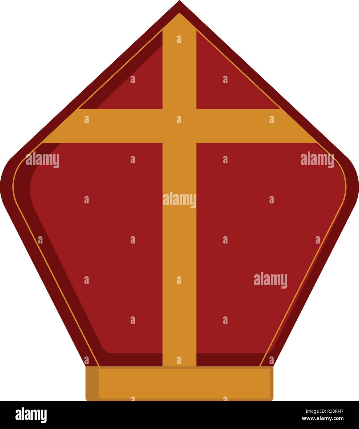 Papst hat Symbol Stock Vektor