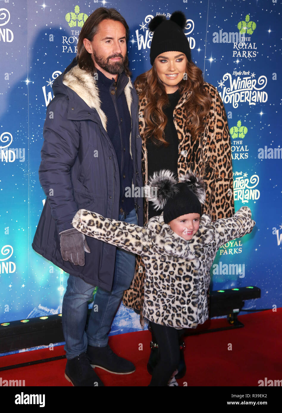 London, Großbritannien, 21. November 2018. Jay Rutland, Tamara Ecclestone, Hyde Park Winter Wonderland - Nacht 2018, London, Großbritannien, 21. November 2018, Foto von piQtured Credit: Rich Gold/Alamy leben Nachrichten Stockfoto