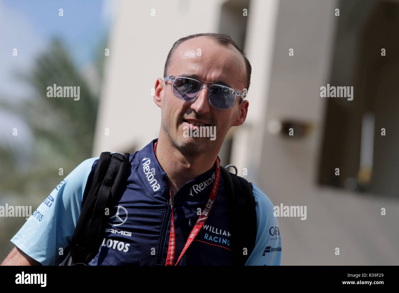 Abu Dhabi, VAE. 22. Nov 2018. Abu Dhabi, UAE, 22. November 2018. Sport Formel 1 Grand Prix von Abu Dhabi 2018 Im Bild: Robert Kubica (POL) Williams FW41 finden und Treibern für die Entwicklung der Credit: LaPresse/Alamy leben Nachrichten Stockfoto