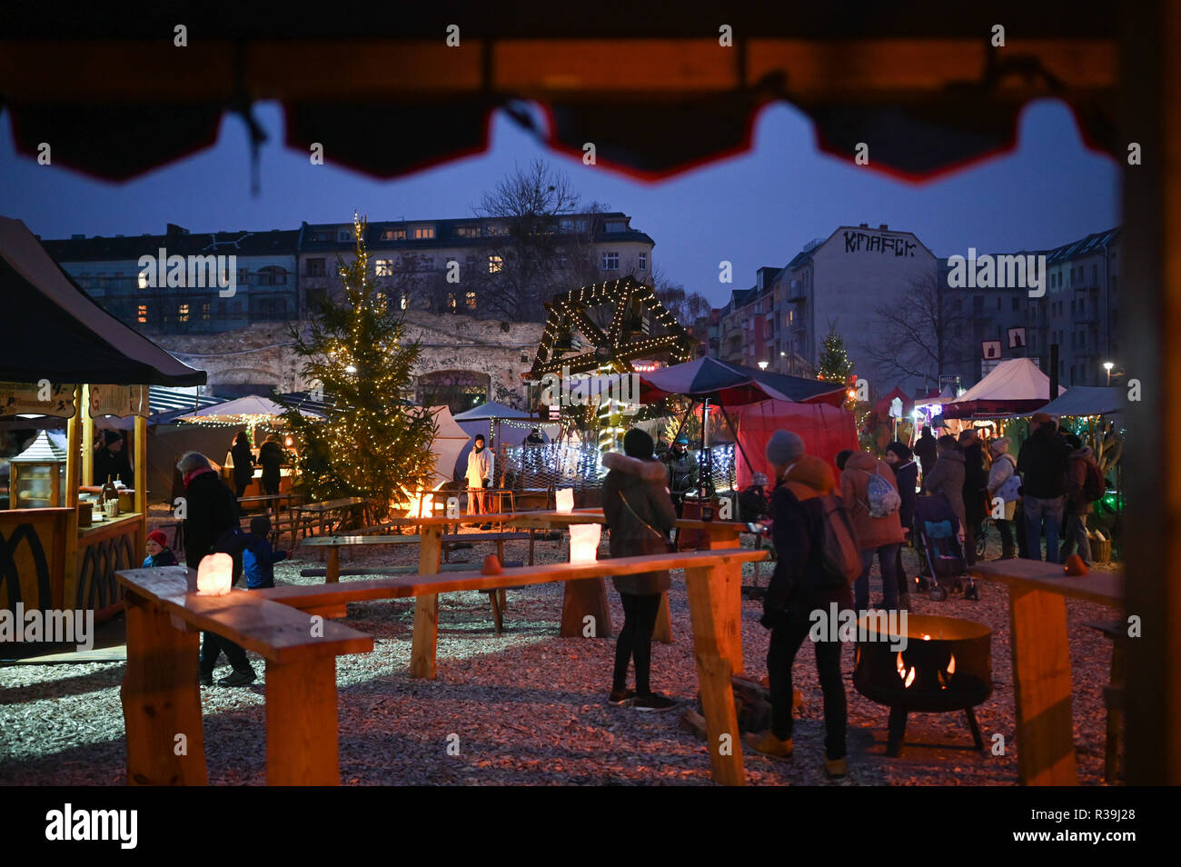 Berlin Deutschland 22 Nov 2018 Der Historische Weihnachtsmarkt