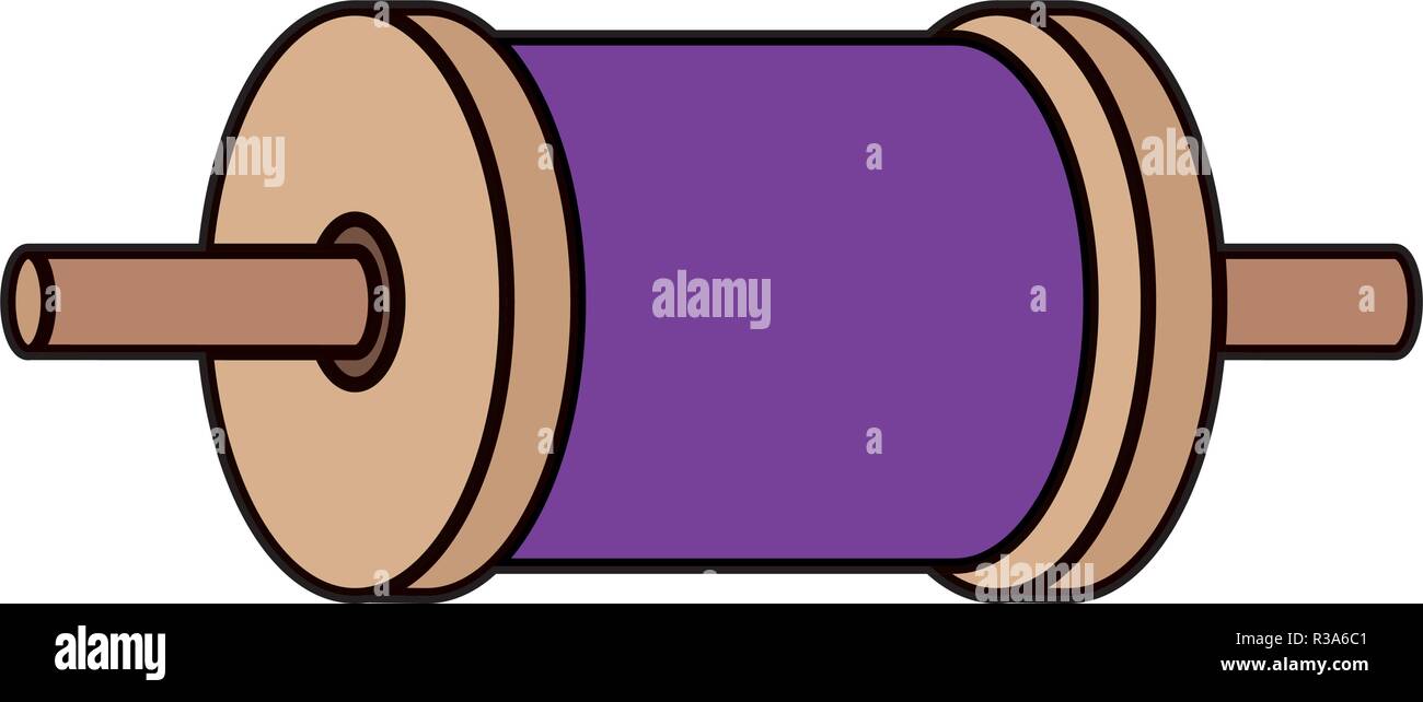 Rolle von Gewinde für Kite Stock Vektor