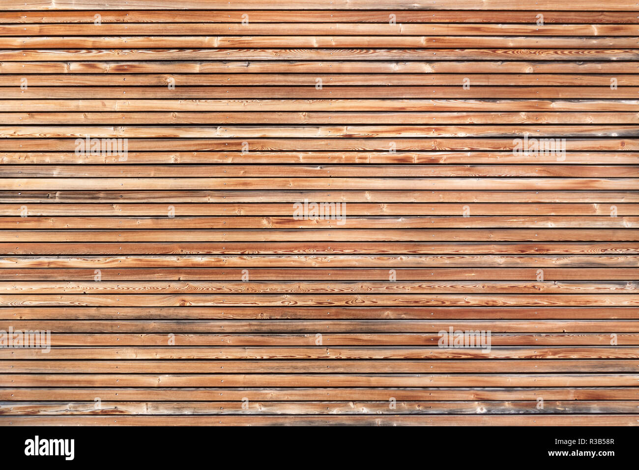 Holzfassade Stockfoto