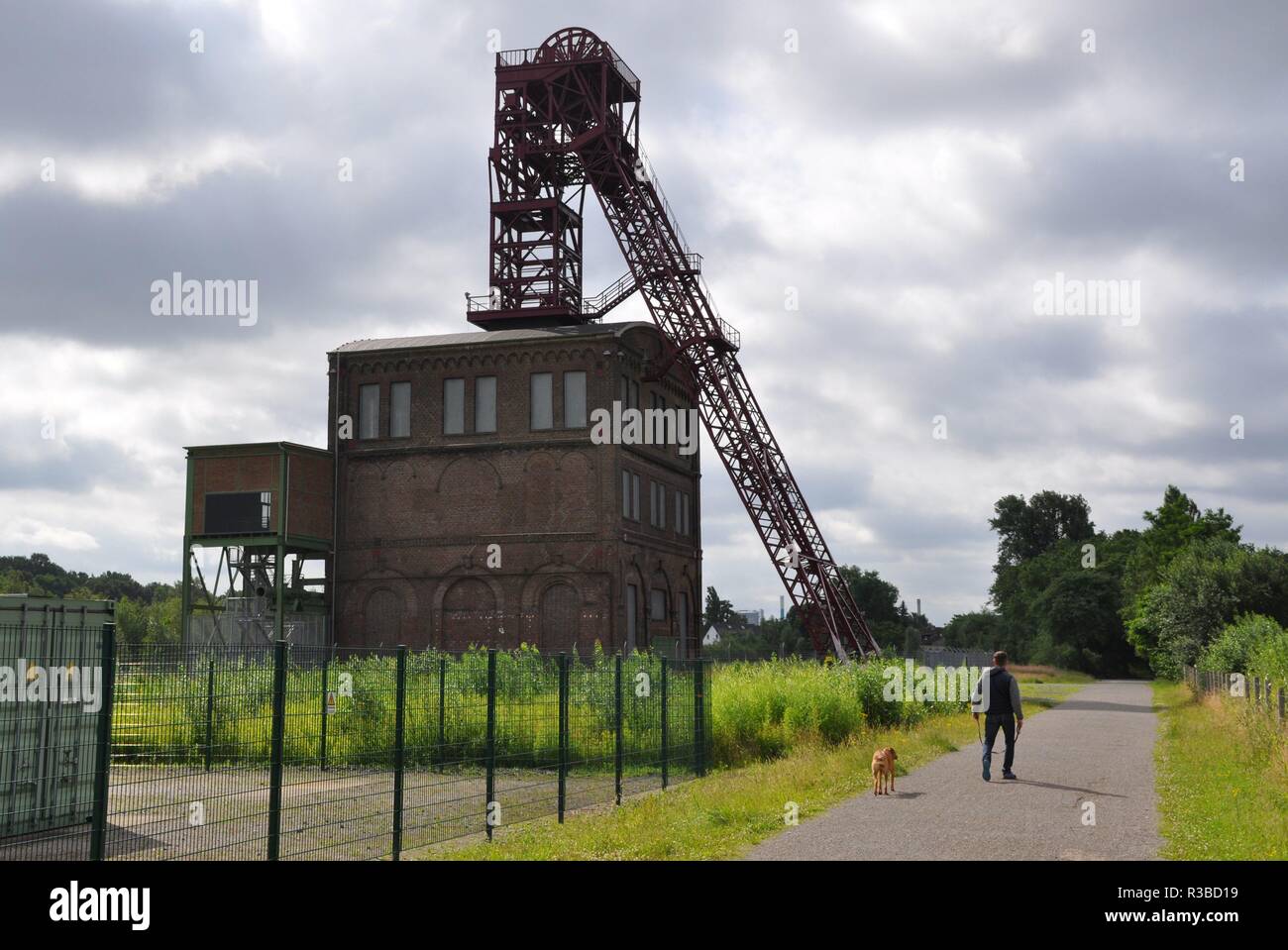 Die alte Zeche terkrade' mit Anlage für Methan Gas am 03.07.2016 in Oberhausen - Deutschland. | Verwendung weltweit Stockfoto
