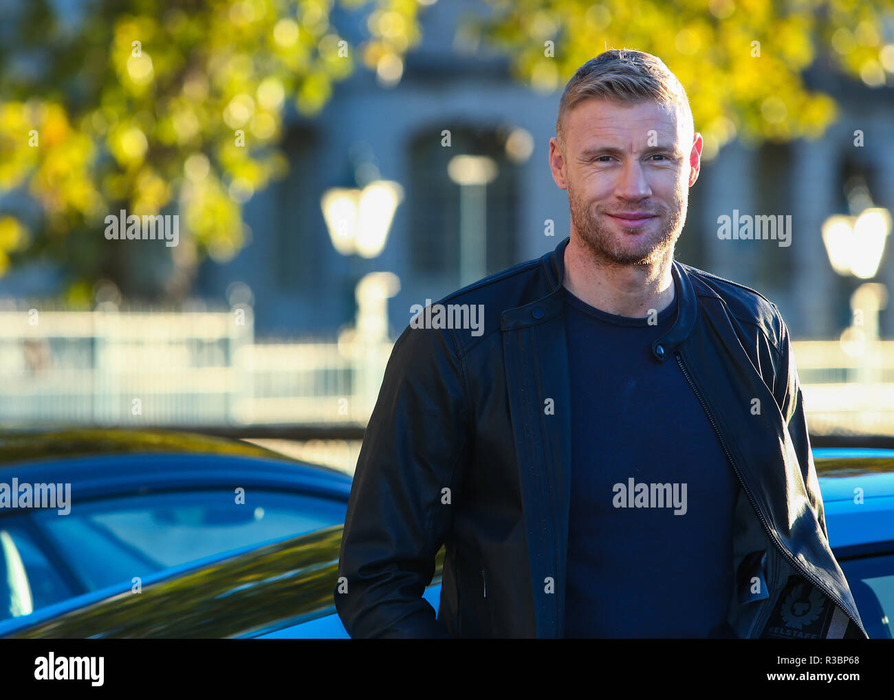 Die BBC bekannt Andrew "Freddie" Flintoff, Paddy McGuiness und Chris Harris als neue Vorlage Mannschaft für die kommende Serie von Top Gear. Mit: Andrew "Freddie" Flintoff, Wo: London, Vereinigtes Königreich, wenn: 22 Okt 2018 Quelle: John rainford/WANN Stockfoto