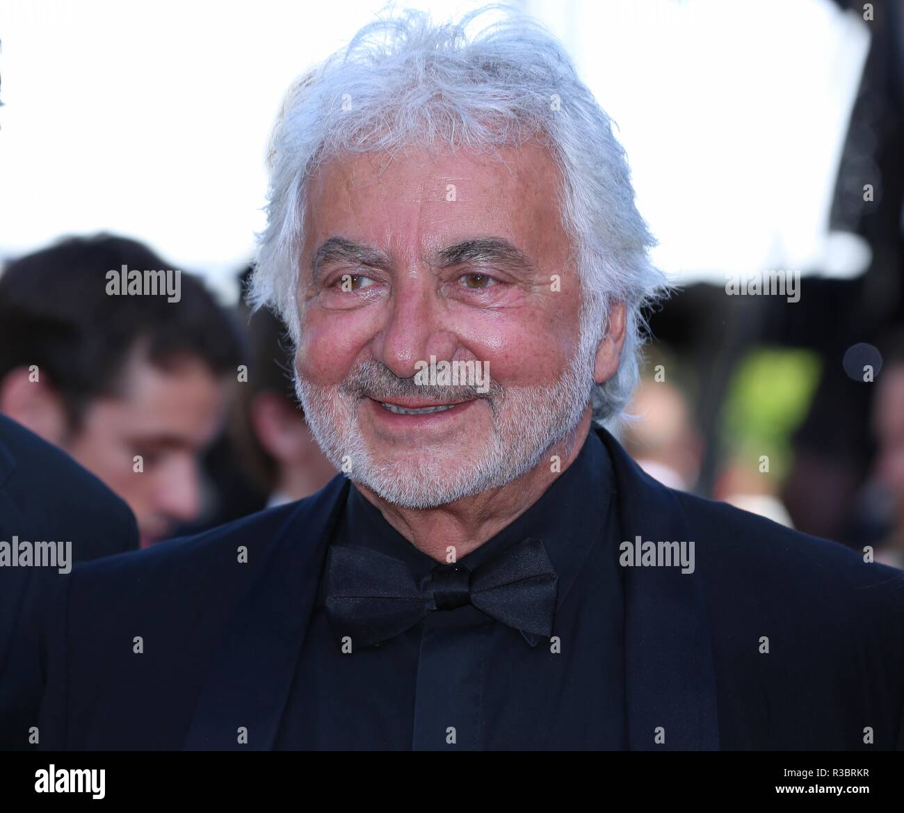 CANNES, Frankreich - 17. MAI 2018: Franck Provost sorgt sich das Screening von "Capharnaum" am Festival de Cannes (Ph: Mickael Chavet) Stockfoto