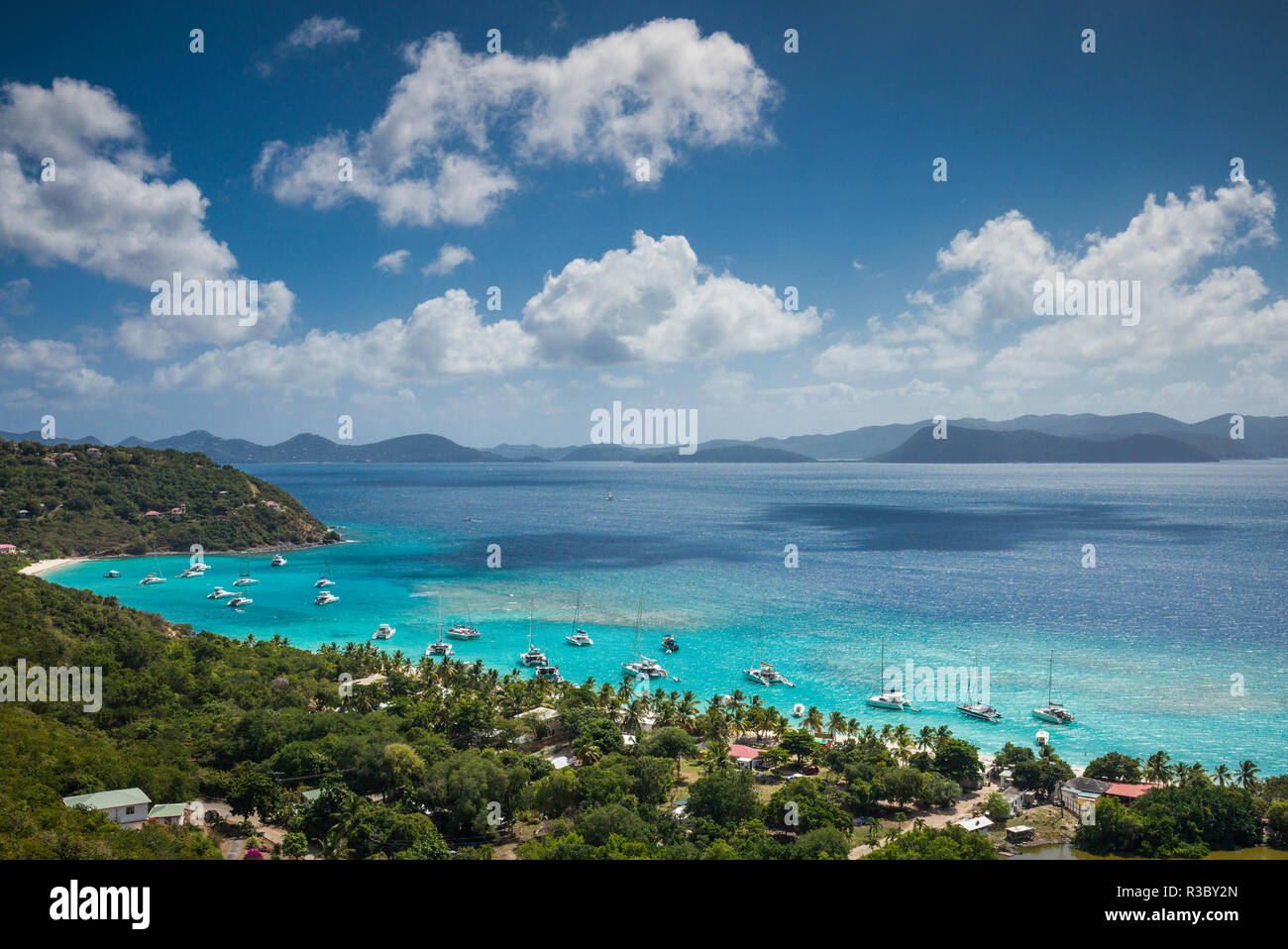 Britische Jungferninseln, Jost Van Dyke. White Bay Stockfoto