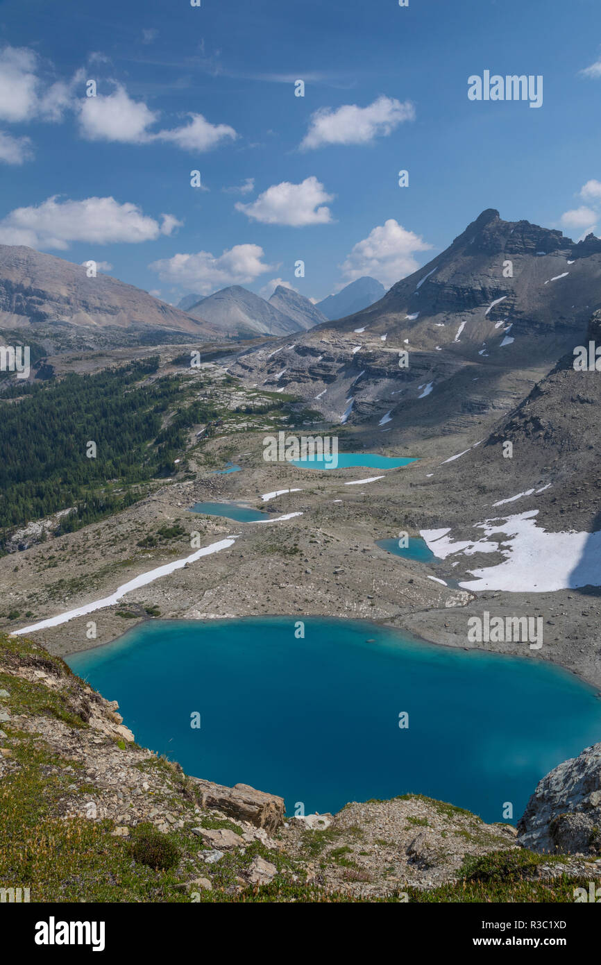 Kanada, British Columbia, East Kootenay Mountains. Jewel Seen Landschaft. Stockfoto